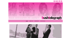 Desktop Screenshot of bushtelegraphpublicity.com